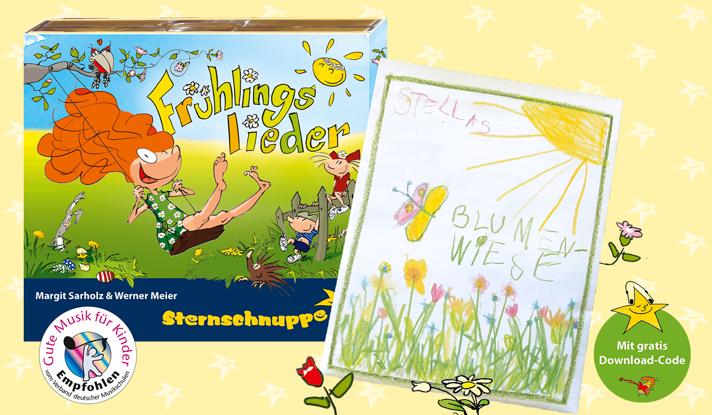 Eine CD voller bunter Kinderlieder für Frühling und Ostern