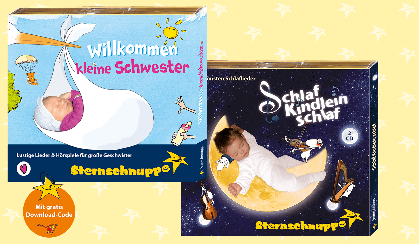 Geburtengeschenk und Kinderlieder für große Geschwisterkinder