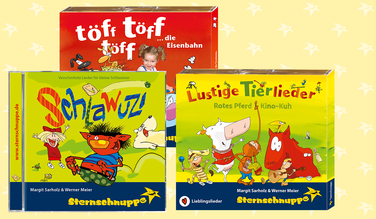 CD-Set-Angebot mit bekannten und neuen Kinderliedern für Kleinkinder