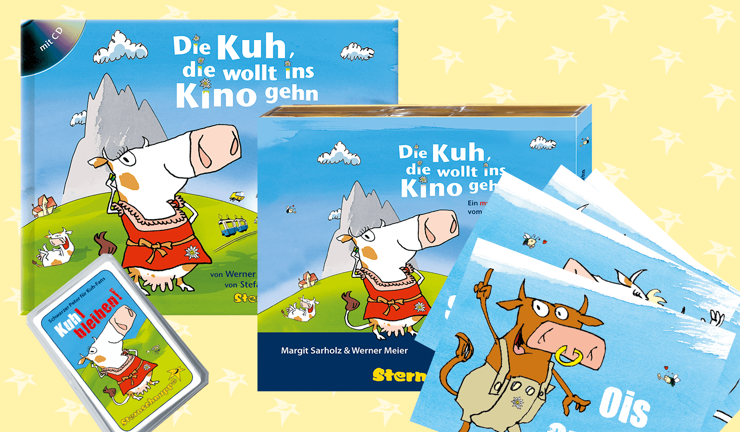 Die lustige Geschichte von der Kino-Kuh zum Anhören und Lesen: Geschenkset Buch & CD