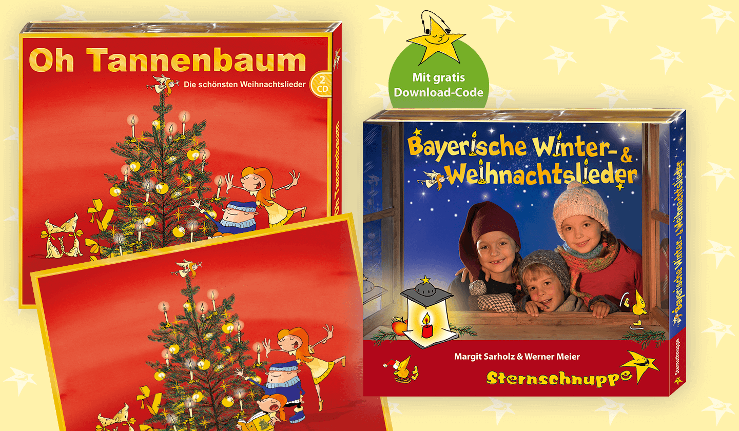Klassische und bayerische Weihnachtslieder im Angebotsset
