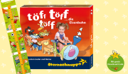 Töff töff töff die Eisenbahn - CD mit Kindermesslatte