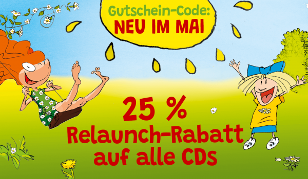 Rabatt 25 Prozent auf alle CDs im Shop Angebot im Mai Aktion