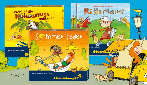 Lustige Kinderlieder für Urlaub, Reise, Autofahrten 