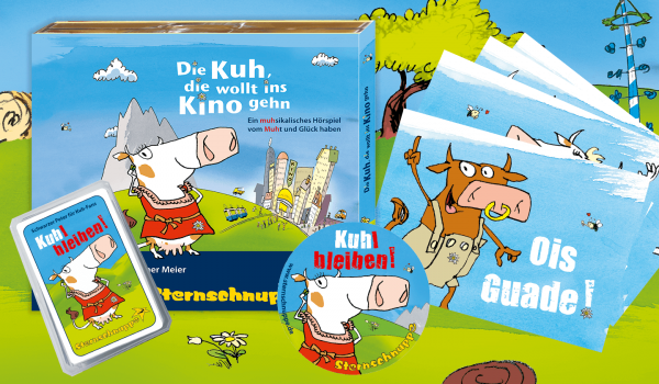 Geschenk-Set für Kuh-Fans zum Musical Die Kuh die wollt ins Kino gehn 
