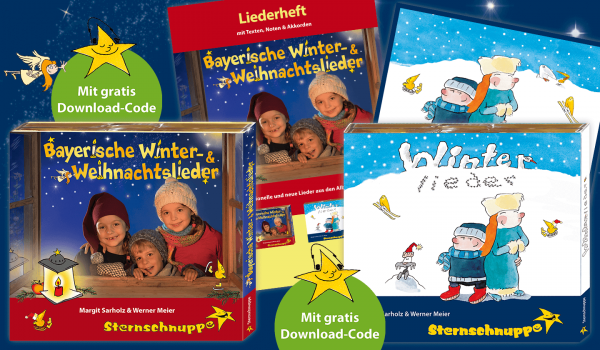 Bayerische Winterlieder und bayerische Weihnachtslieder 