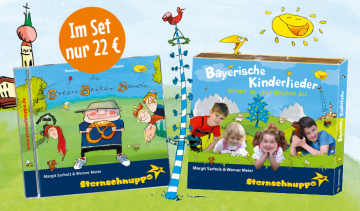 CD Bayerische Kinderlieder und CD Brezn Beißer Bande