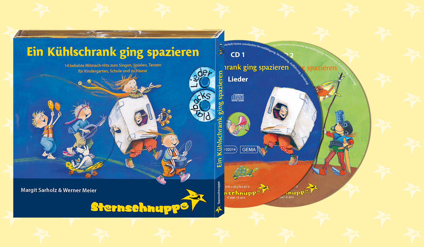 Kinderlieder Mitmach-CD zum Liederbuch Ein Kühlschrank ging spazieren