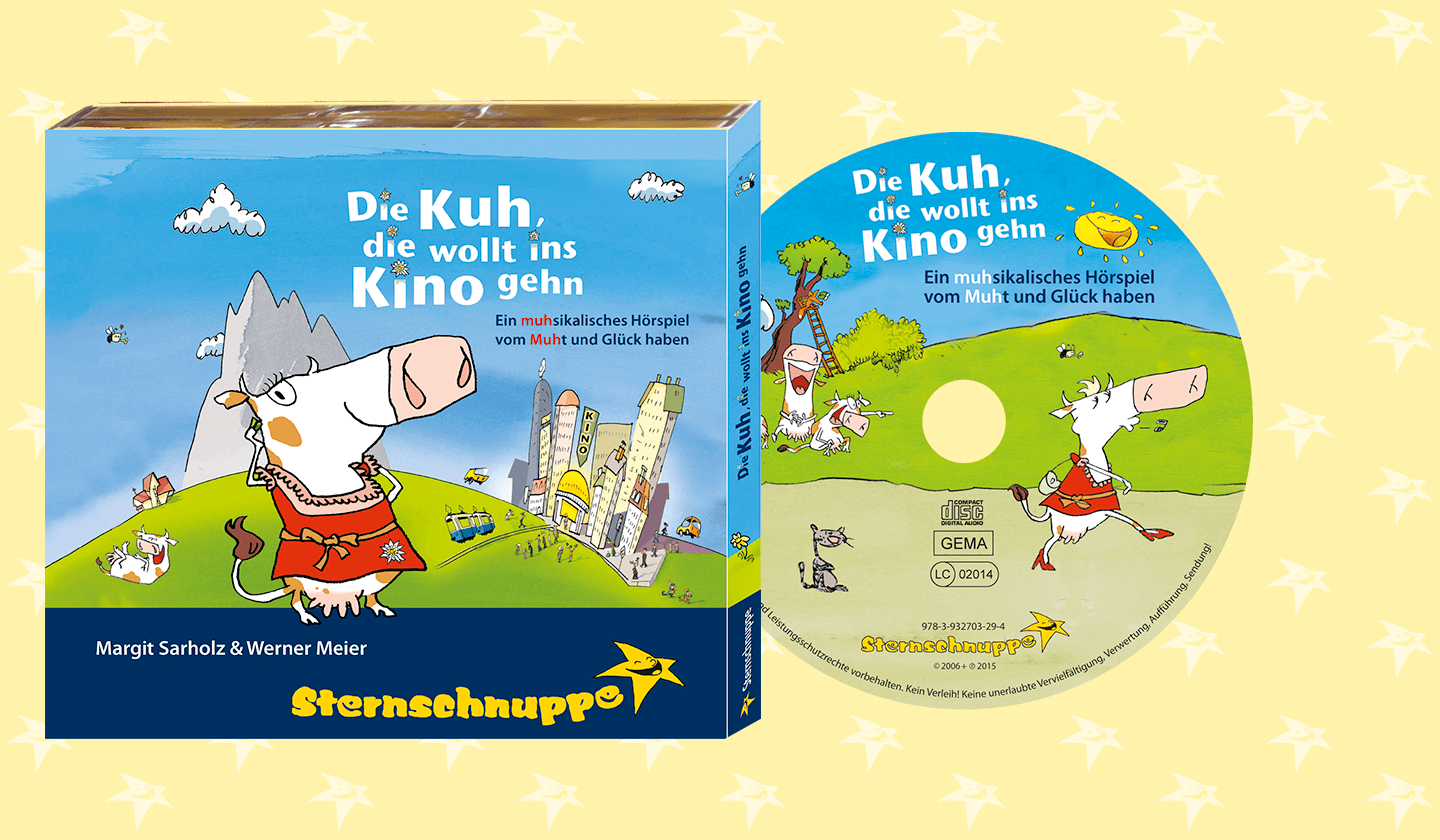 Bayerisches Hörspiel mit Musik für Kinder: CD Die Kuh die wollt ins Kino gehn