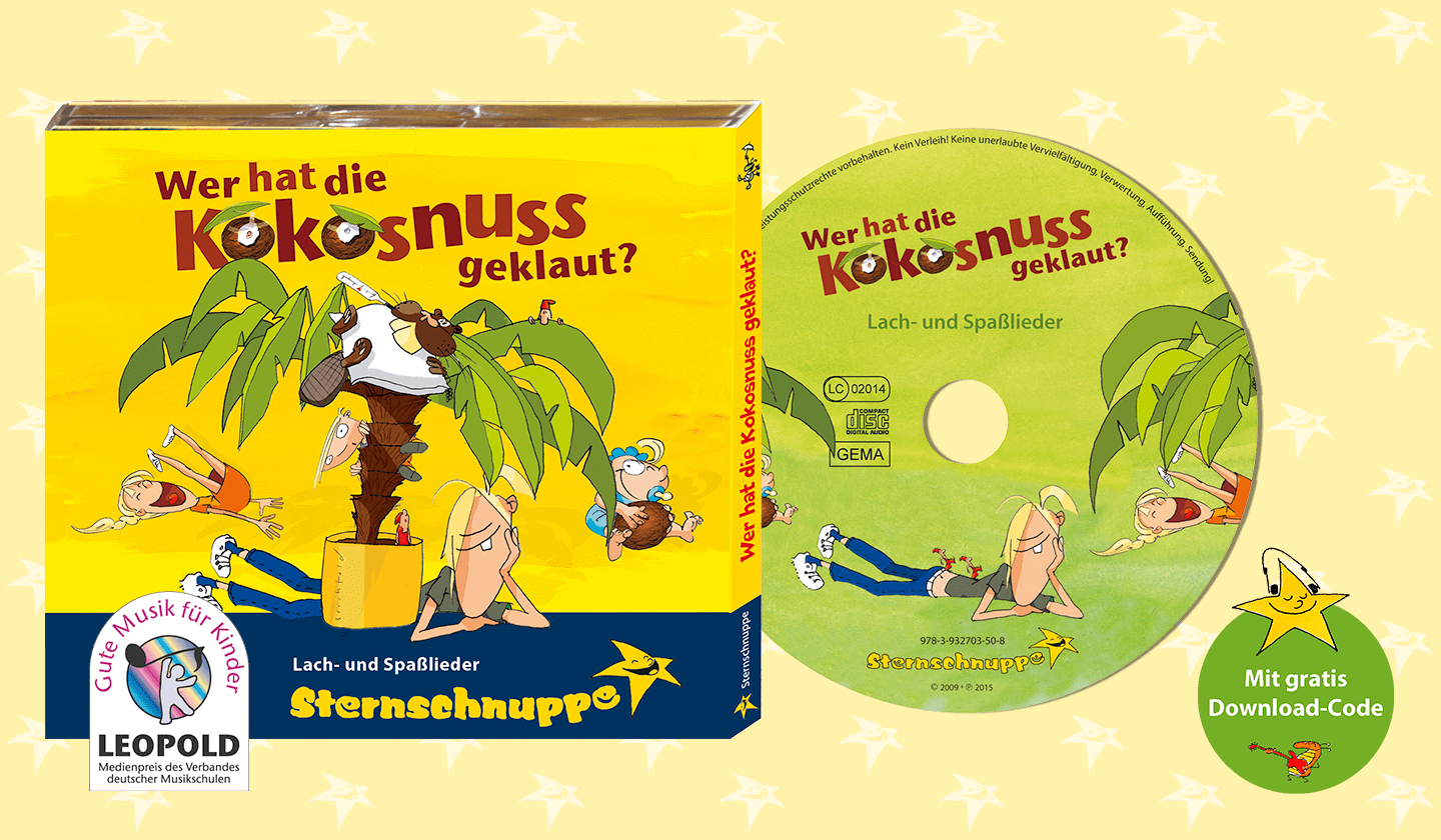 CD mit traditionellen Kinderlieder-Hits Wer hat die Kokosnuss geklaut