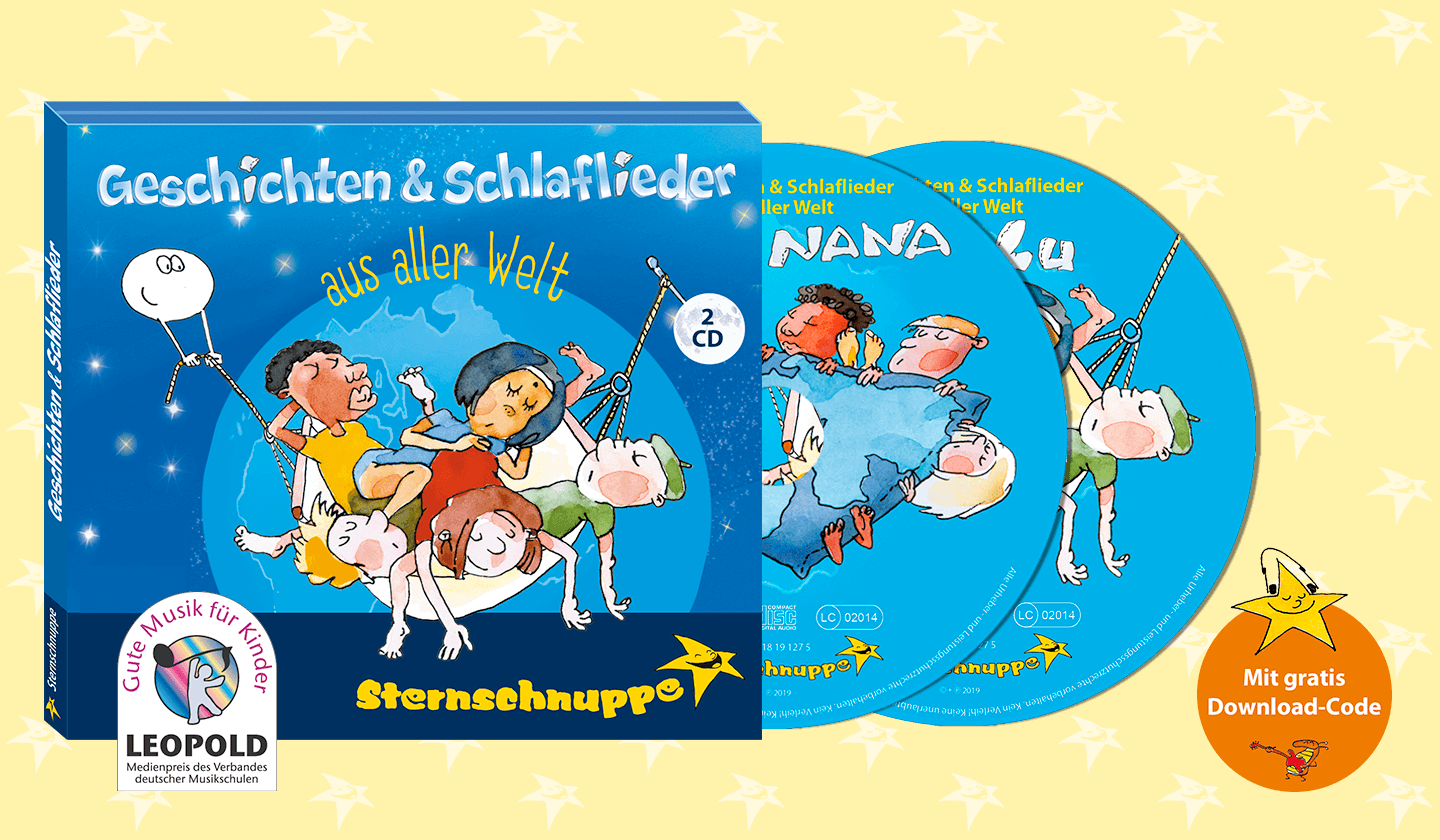 Wunderschöne internationale Schlaflieder aus aller Welt auf Doppel-CD