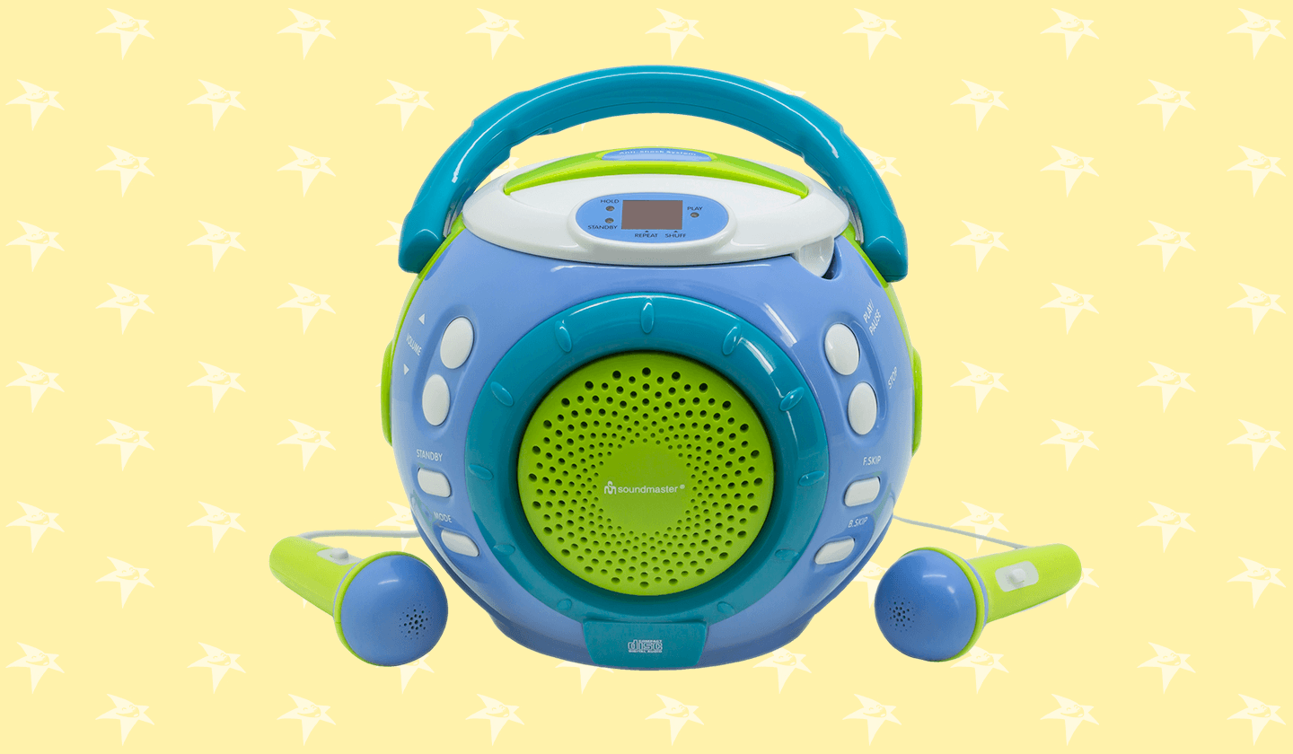 CD Player mit 2 Mikrofonen