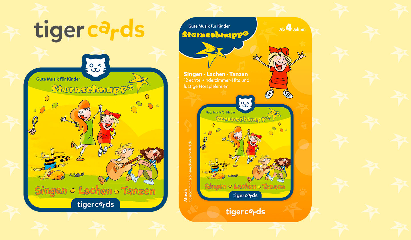 tigercard Sternschnuppe-Kinderlieder zum Singen, Tanzen, Lachen für die tigerbox Touch